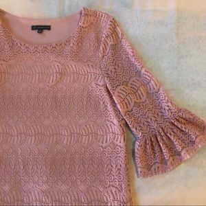 Lace Pastel Pink Top